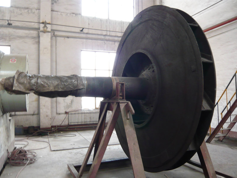 钢厂除尘风机叶片清洗