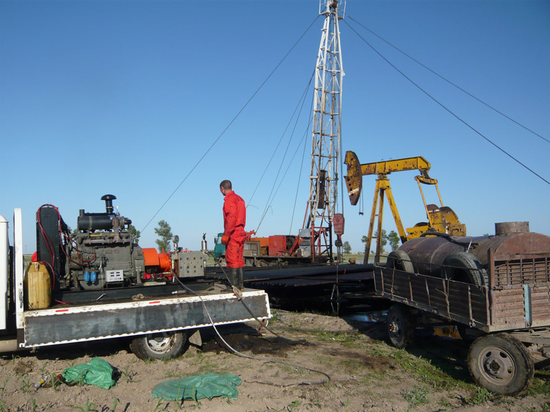 油田抽油管清洗